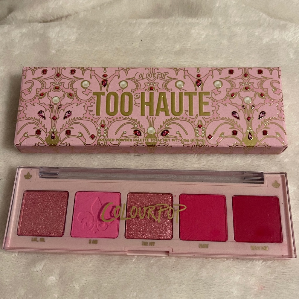 BNIB*Colourpop Pressed Eyeshadow Palette - Too Haute